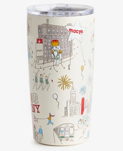 Macy's Printed Stainless Steel Tumbler, Macy's Exclusive