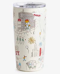 Macy's Printed Stainless Steel Tumbler, Macy's Exclusive