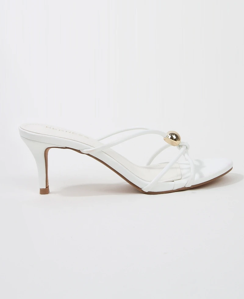 Berness Women's Fifi Strappy Kitten Heel Sandals