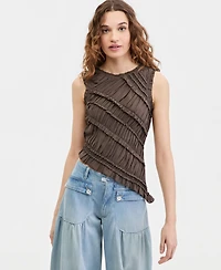 Free People Women's Sleeveless Smocked Tank Top