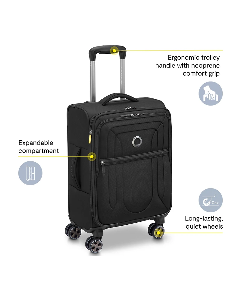 Delsey Paris Shadow Dlx Small Expandable Carry-On Spinner