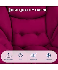 gaomon Lazy Chair for Living Room - Modern Large Accent Lounge Armchair with Side Pocket, Comfy Leisure Sofa Reading Chair for Bedroom