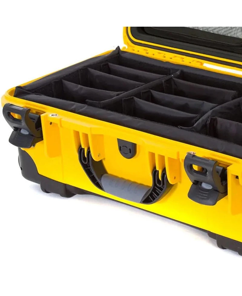 Nanuk Wheeled Series 935 Lightweight Nk-7 Resin Waterproof Hard Case with Lid Organizer and Padded Dividers