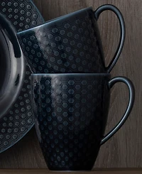 Noritake Kikko 16 oz. Mugs, Set of 4