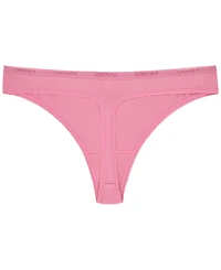 Dkny Women's Low-Rise Cotton Thong Underwear DK8461
