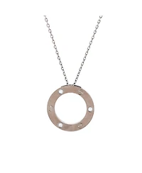 Pre-Owned Cartier 3 Diamonds Love Pendant Necklace