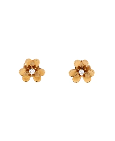Pre-Owned Van Cleef & Arpels Frivole Stud Earrings
