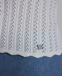 Bcbg Women's V-Neck Short-Sleeve Top