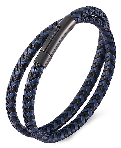 Rhona Sutton Men's Lexor Leather & Stainless Steel Bracelet