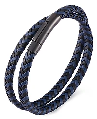 Rhona Sutton Men's Lexor Leather & Stainless Steel Bracelet