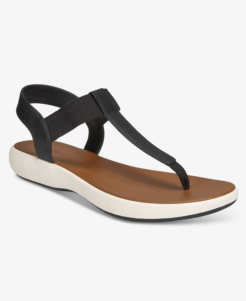 Style & Co Women's Harperr Elastic Round Toe Flat Sandals, Macy's Exclusive