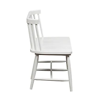 Liberty Furniture Spindle Back Dining Bench - White (Rta) Farmhouse White