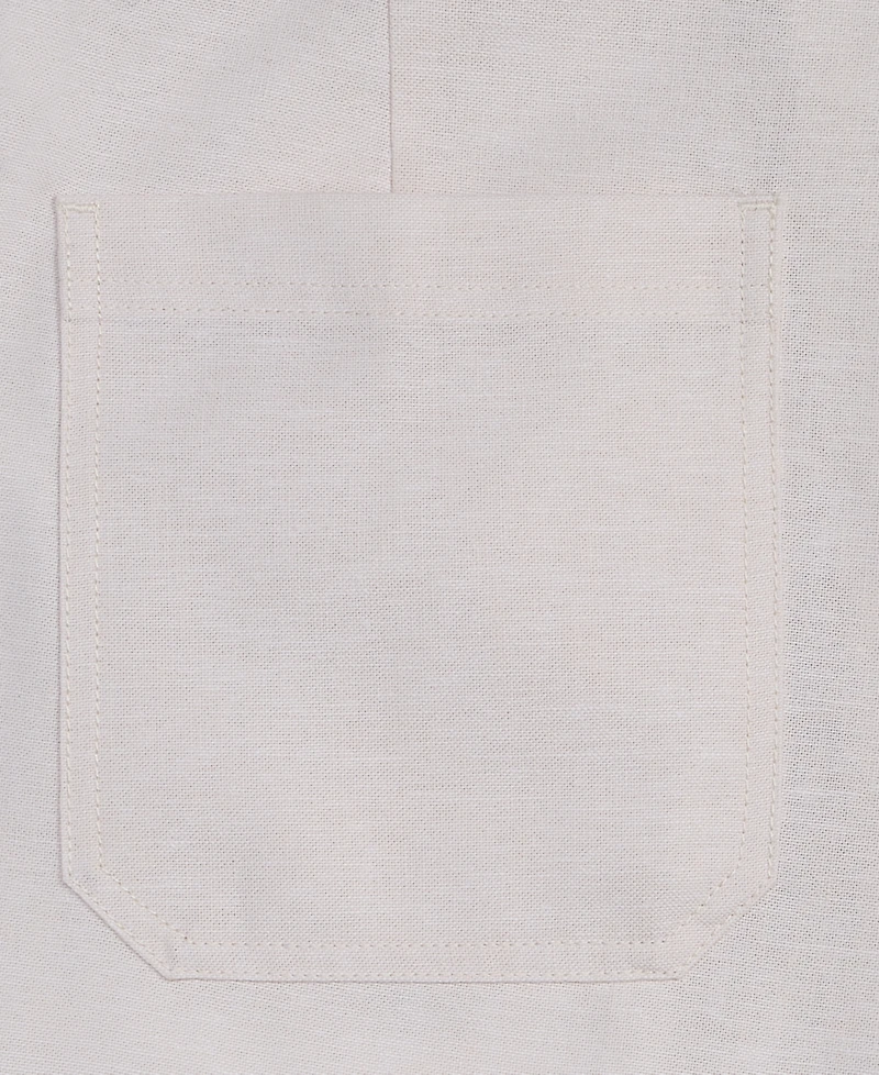 Mode of One Men's Linen & Cotton Baggy Barrel Pants, Macy's Exclusive