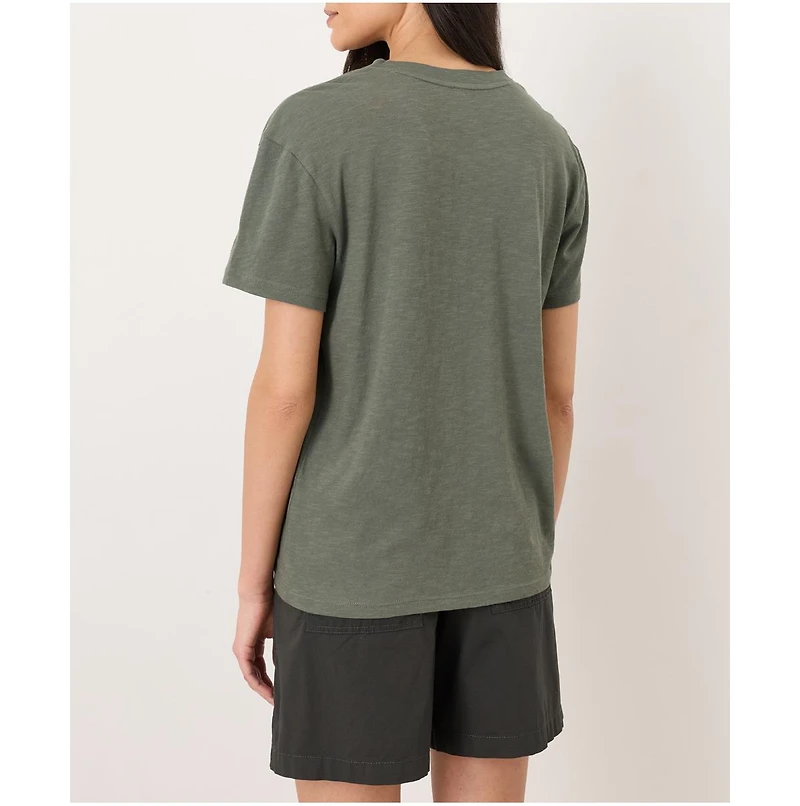 Pact Women's Organic Cotton Featherweight Slub Relaxed Tee