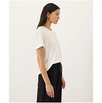 Pact Women's Organic Cotton Featherweight Slub Relaxed Tee