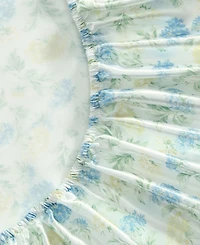 Laura Ashley Printed Satin Edwina 4-Pc. Sheet Set