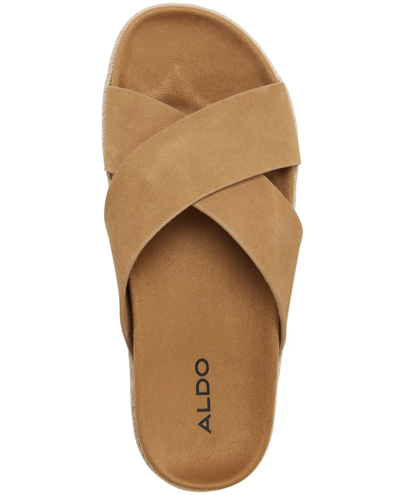 Aldo Men's Hamel Crisscross Strap Flat Sandals