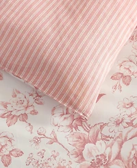 Laura Ashley Toile Delight -Pc. Comforter Set