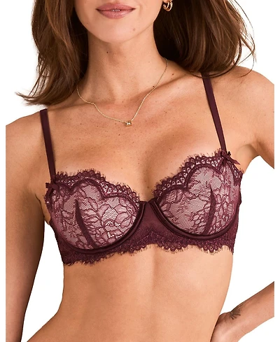 Adore Me Women's Karah Push Up Balconette Bra