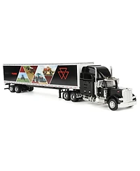 Spec Cast 1/64 Peterbilt 379 Semi Truck with Box Trailer, Massey Ferguson "Born to Farm" SCT998