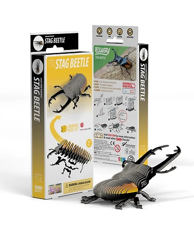 Eugy Stag Beetle 3D Puzzle Games