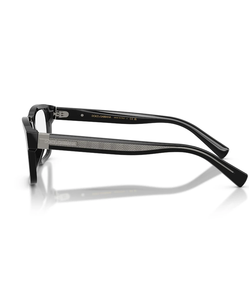 Dolce&Gabbana Men's Rectangle Eyeglasses