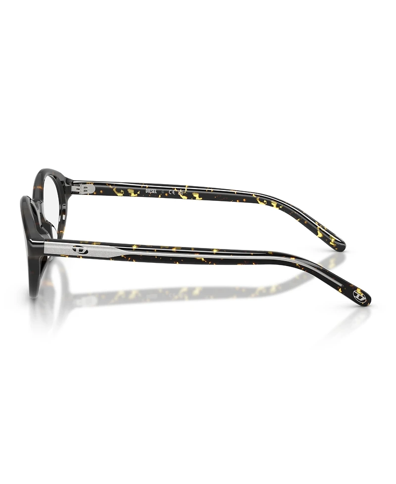 Diesel Unisex Oval Eyeglasses, DL4015U