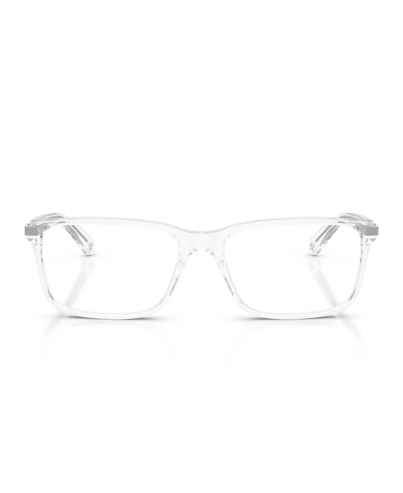 B by Brooks Brothers Men's Rectangle Eyeglasses