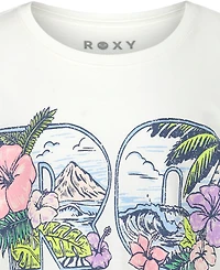 Roxy Girls' 7-16 Paradisus Crewneck Oversized T-Shirt