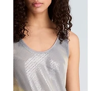 Kenneth Cole Women's Scoop Neck Long Dress