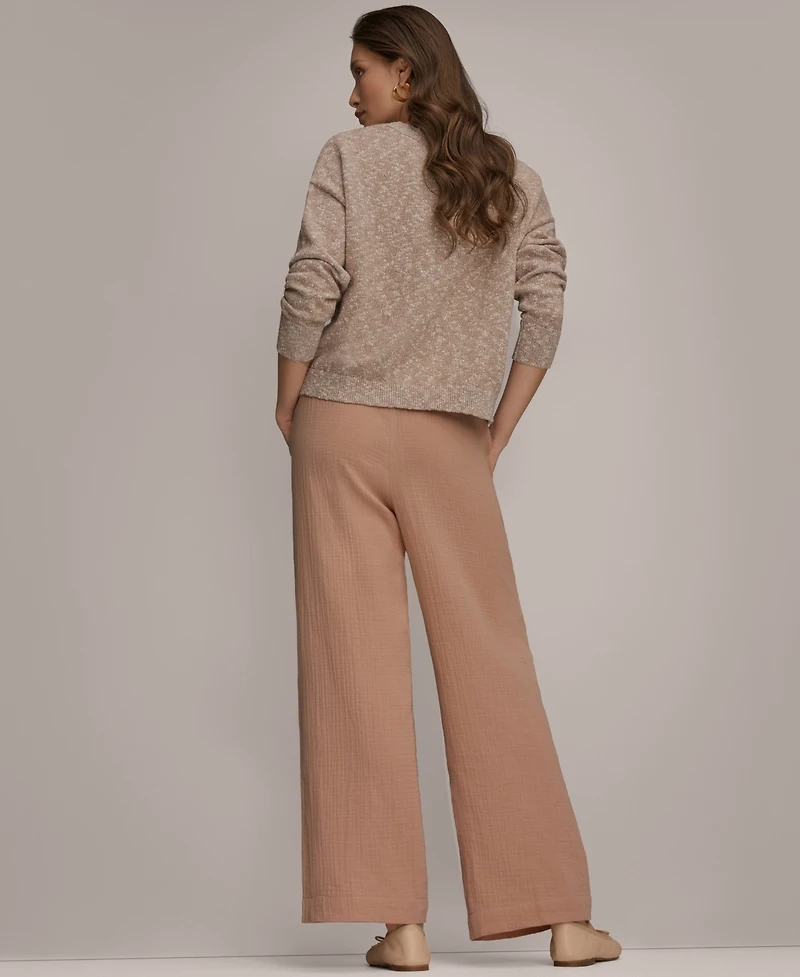 Donna Karan Weekend Women's Crewneck Long-Sleeve Sweater