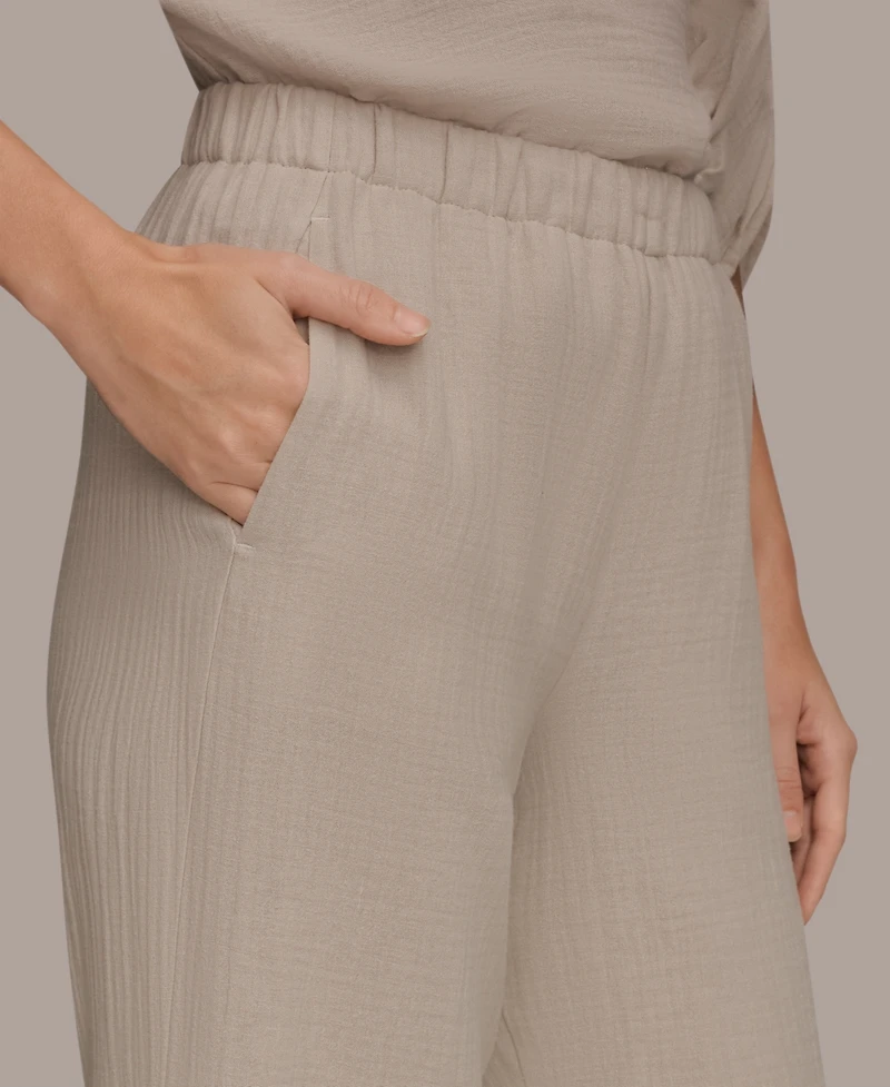 Donna Karan Weekend Women's Mid-Rise Side Seam Pants