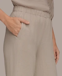 Donna Karan Weekend Women's Mid-Rise Side Seam Pants