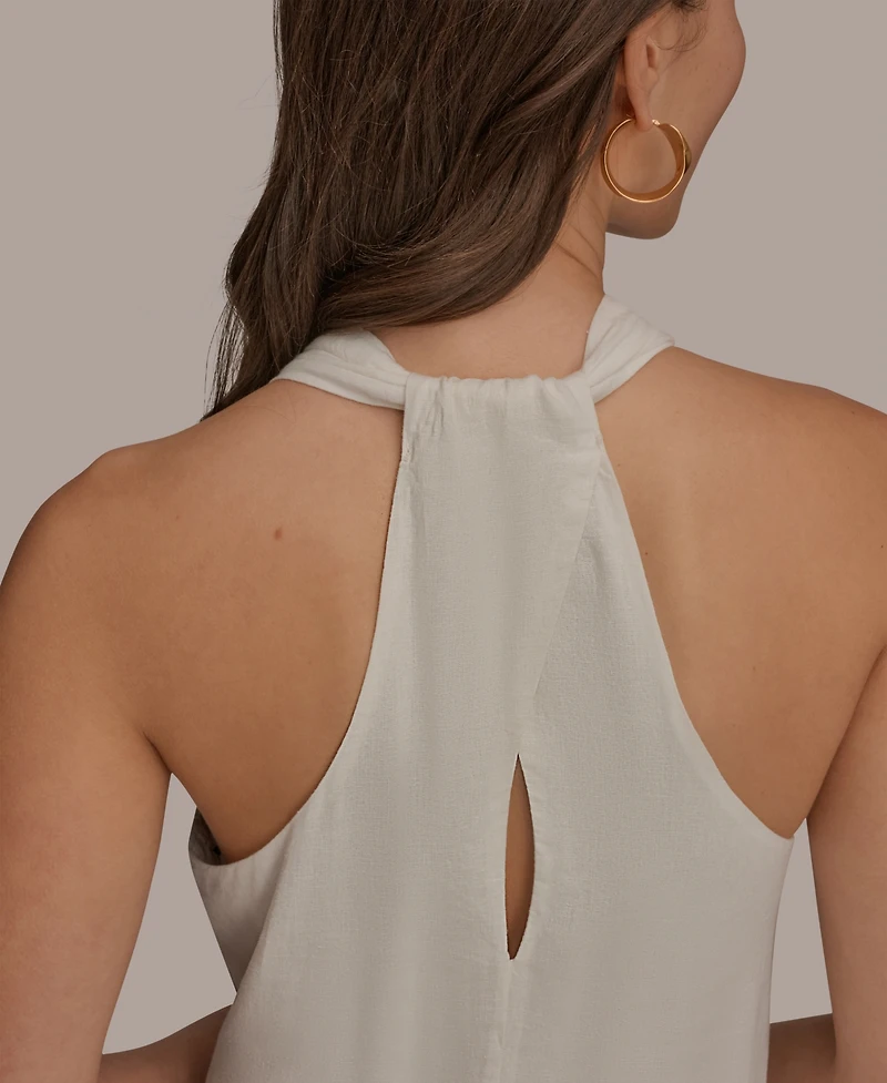 Donna Karan Weekend Women's V-Neck Midi Dress