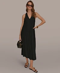 Donna Karan Weekend Women's V-Neck Midi Dress