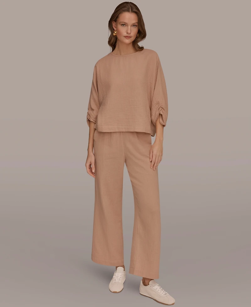 Donna Karan Weekend Women's Boat Neck Blouse