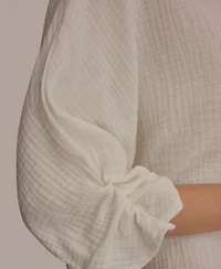 Donna Karan Weekend Women's Boat Neck Blouse