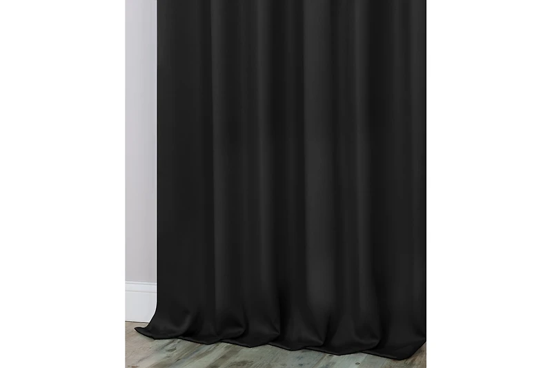 Superior Solid Classic Modern Blackout Curtain Set ,26" x 84" (Set of 2)