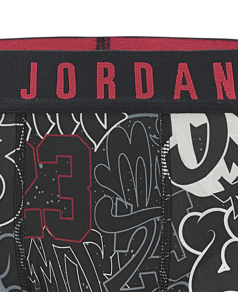 Jordan Boys' 8-18 Printed Boxer Briefs, 2-Pack