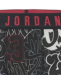 Jordan Boys' 8-18 Printed Boxer Briefs, 2-Pack