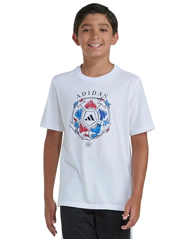 adidas Boys' 8-20 Usa Soccer Short-Sleeve T-Shirt