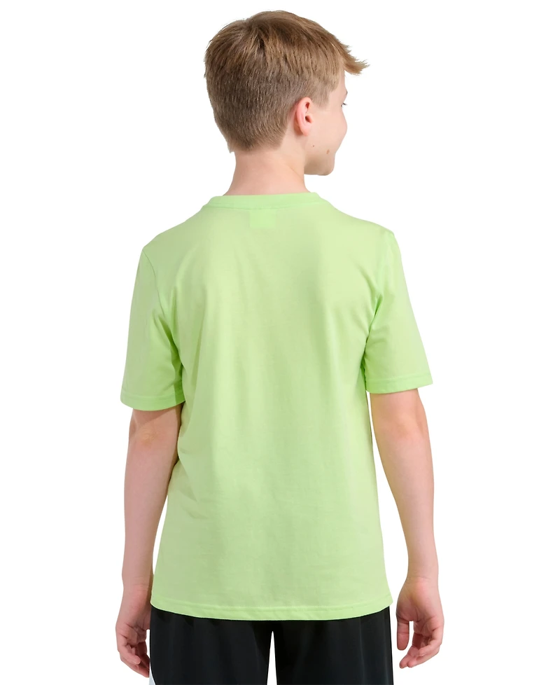 adidas Boys' 8-20 Crewneck Lenticular Camo Linear T-Shirt