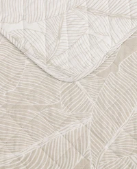 Tommy Bahama Home Pebble Palms Cotton Reversible 3-Pc. Quilt Set, Full/Queen