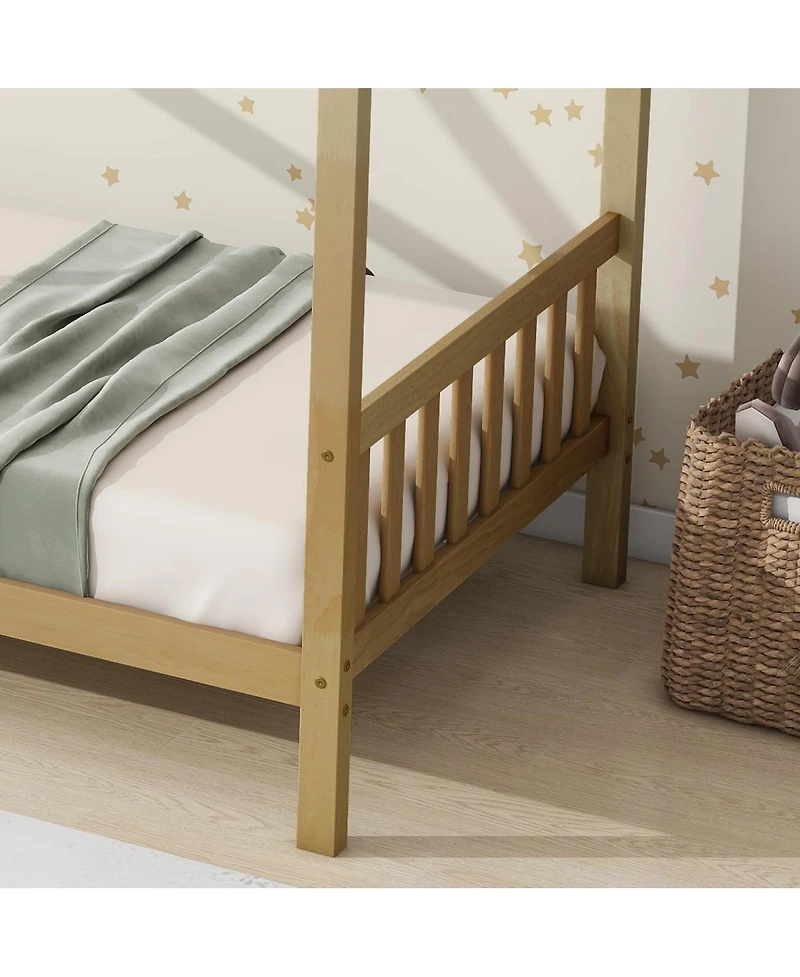 Streamdale Furniture House Bed with Headboard and Footboard