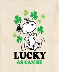 Men's Peanuts Snoopy Lucky T-Shirt