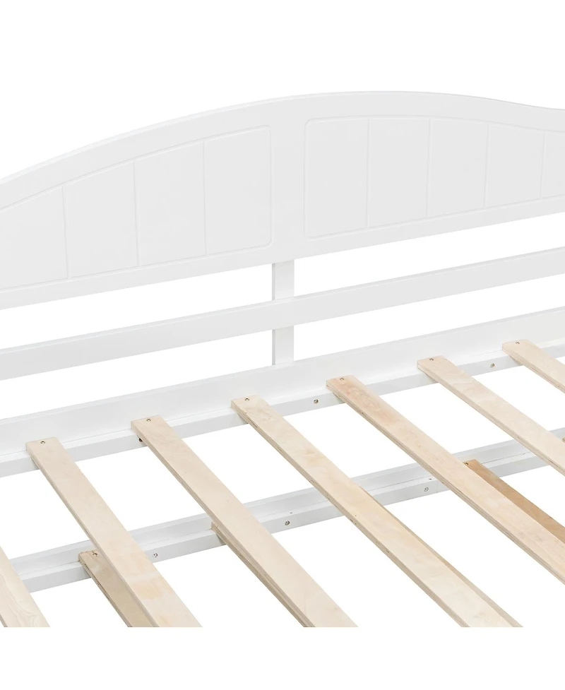 Streamdale Furniture Twin Size Canopy Day Bed with twin size Trundle