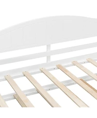 Streamdale Furniture Twin Size Canopy Day Bed with twin size Trundle