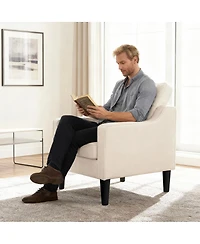 Streamdale Furniture Living Room Accent Chair - Soft Chenille Comfy Arm Chair