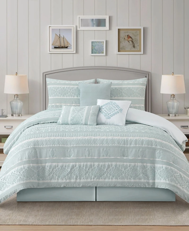 Stratford Park Illusa Floral 7-Pc. Comforter Set