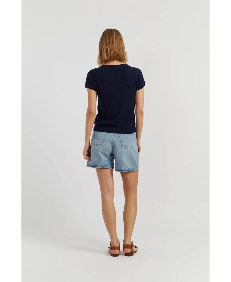 Chinti & Parker Women's Air Pure Cashmere T-Shirt